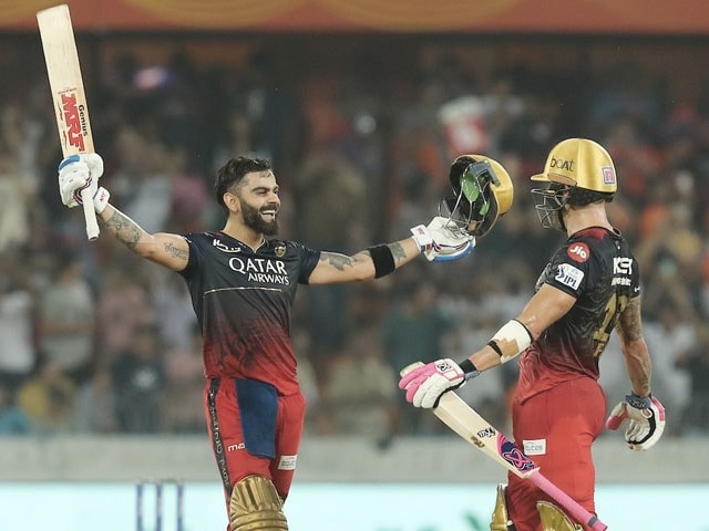 Photo : IPL 2023: Virat Kohli's Record-Equalling 6th Ton Guides RCB To 8-Wicket Win Over SRH