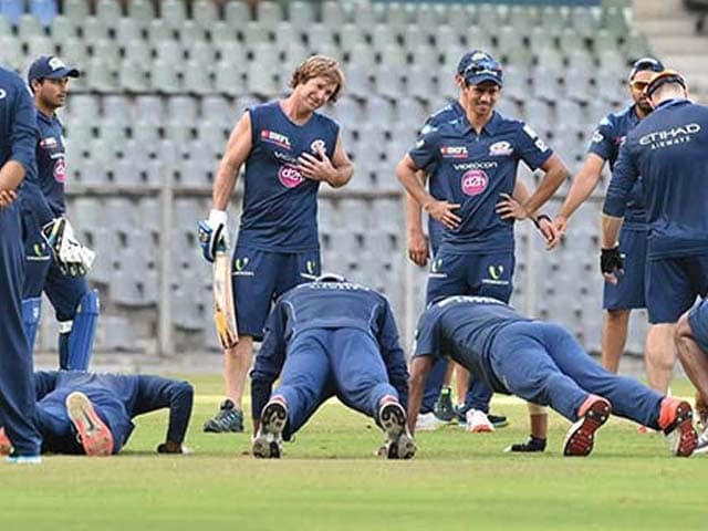 Photo : IPL 8: Players Sweat it Out, Get Set for T20 Extravaganza