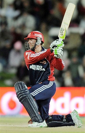 AB de Villiers plays a shot during the IPL match against Rajasthan Royals during their IPL match in Bloemfontein. (AFP Photo) Match 50: DEL vs JAI
