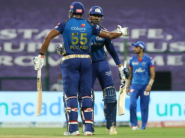 टी20 लीग: क्विटंन डी कॉक, सूर्यकुमार यादव की अर्धशतीय पारी की मदद से मुंबई ने दिल्ली को 5 विकेट से हराया