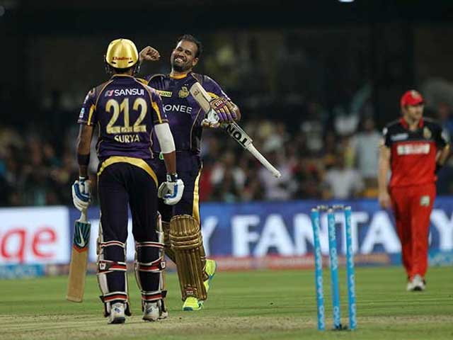 Photo : IPL: Yusuf Pathan's Blazing 60* Gives KKR Five-Wicket Win Over RCB