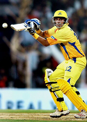 Chennai Super Kings' Vidyut in action against Delhi Daredevils during the IPL T20 championship match at MAC Stadium in Chennai on Friday. (PTI Photo) 20th Match: Daredevils vs Super Kings