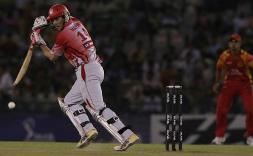 Shaun Marsh continued to impress, making 74 not out and taking Kings XI Punjab to a nine-wicket win. — <i>PTI Photo</i> 34th Match: Bangalore Royal Challengers vs Kings XI Punjab