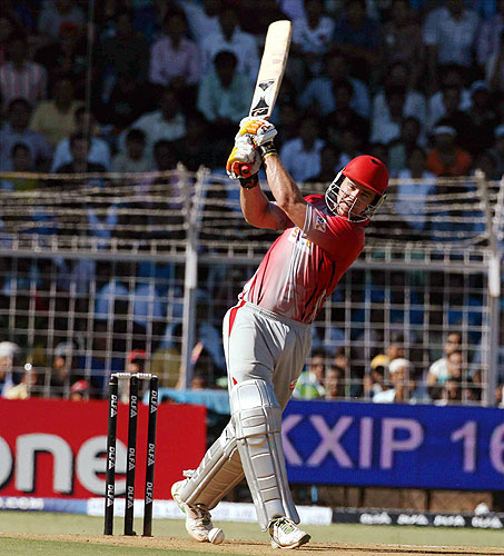 Luke Pomersbach bulit a 133-run partnership with Shaun Marsh and remained unbeaten on 79 runs. (PTI Photo) 45th Match: Kings XI Punjab vs Mumbai Indians