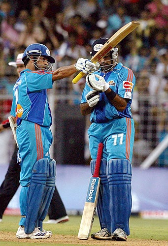 Mumbai Indians' skipper Sachin Tendulkar smashed 65 runs but in vain as Kings XI beat them by 1 run. (PTI Photo) 45th Match: Kings XI Punjab vs Mumbai Indians