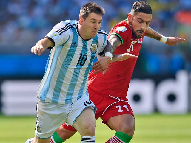 Photo : FIFA World Cup: Maestro Messi Helps  Argentina Beat Iran 1-0