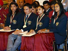 Indias Khel Ratnas Honoured on National Sports Day