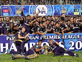 Kolkata Knight Riders Celebrate IPL 7 Triumph
