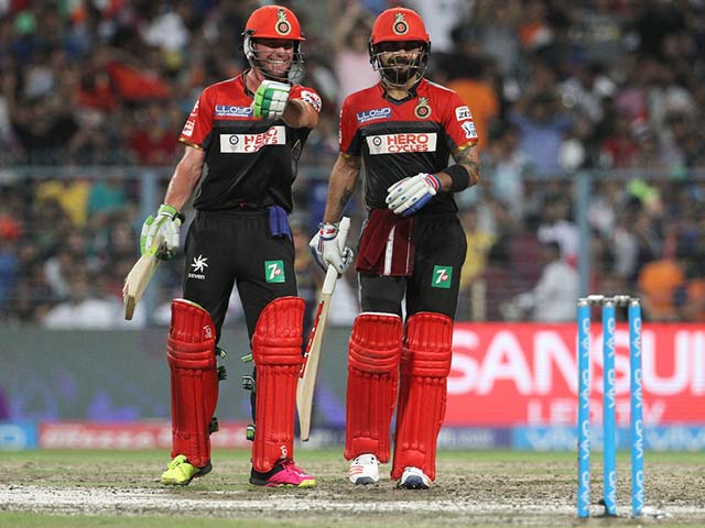 Photo : IPL: Kohli, De Villiers Help RCB Thrash KKR by Nine Wickets To Stay Alive in Play-Off Race