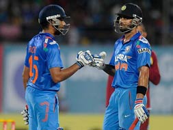 1st ODI: India crush West Indies by six wickets