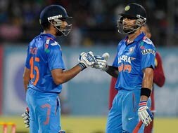 1st ODI: India crush West Indies by six wickets