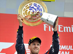 Korean GP: Sebastian Vettel closes in on title with win in a dramatic race