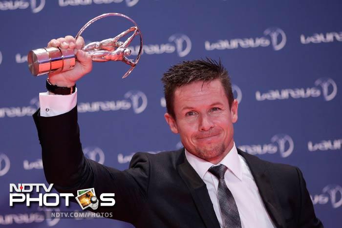 Austrian skydiver Felix Baumgartner was the winner in the action category after becoming the first skydiver to go faster than the speed of sound.