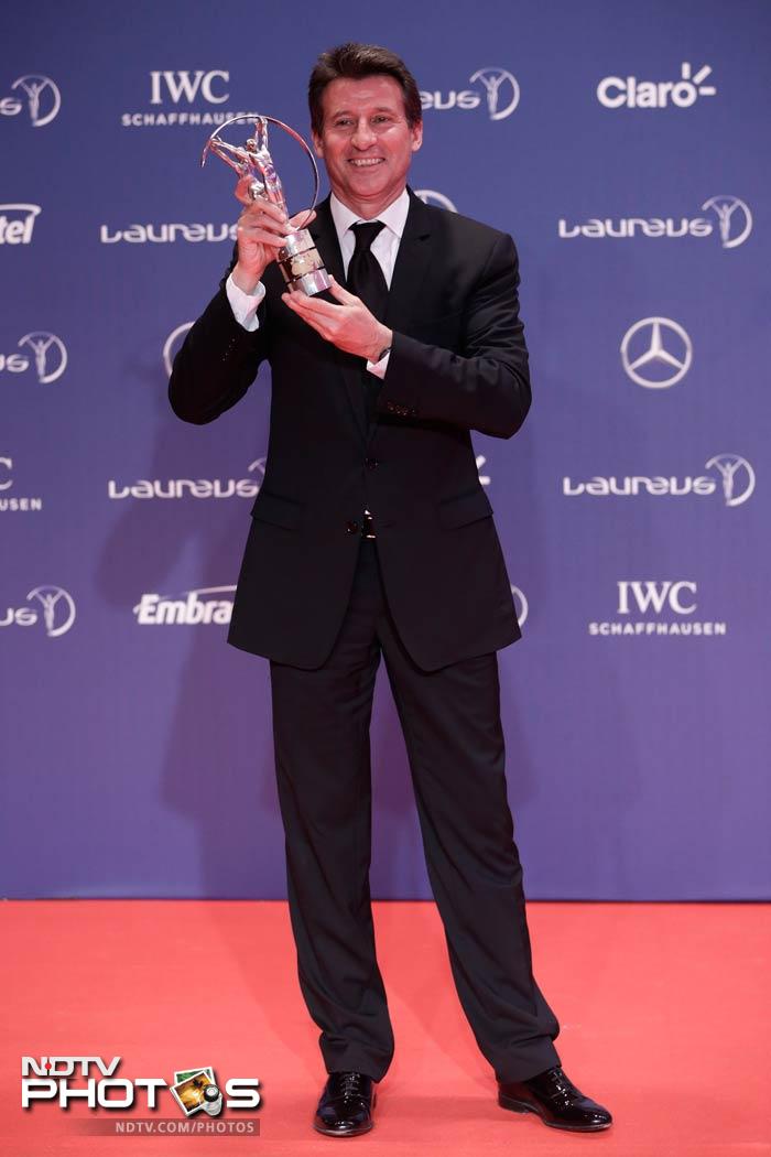 Former Olympian and London Games organizer Sebastian Coe won the Laureus' lifetime achievement award.
<br><br>
"The most honored and sincere awards that can ever be given are those by your peers," Coe said. "This is an extraordinary honor. You only have to look at the good people you are surrounded by."