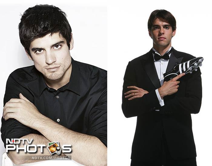 <b>Alastair Cook and Kaka:</b> Now this is a rare combination. When we talk about Cook and Kaka, it's not only about dark hair and deep eyes. While one is a cricketer and the other one a footballer, both are exceptionally good with their skills and are known for their conduct on and off the field. Dopplegangers in every sense.