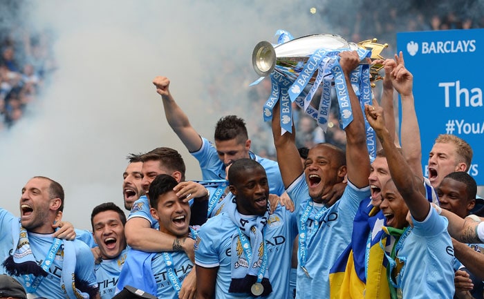 Manchester City crowned Premier League champions