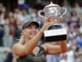 Sharapova wins maiden French Open title
