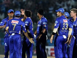 Photo : CLT20 opener: Rajasthan Royals prevail at home over Mumbai Indians
