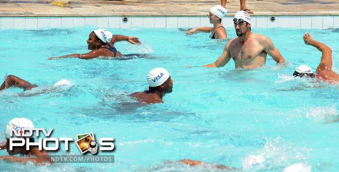 Phelps has a foundation back home which promotes swimming and also advocates the spread of healthy habits.