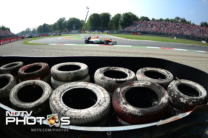Paul di Resta qualified 4th fastest but will start the race 9th due to a penalty for a gearbox change. His teammate in the Force India, Nico Hulkenberg, will start in the last place i.e. 24th, in the Sunday's Italian Grand Prix. Italian Grand Prix: Qualifying session, Hamilton grabs pole