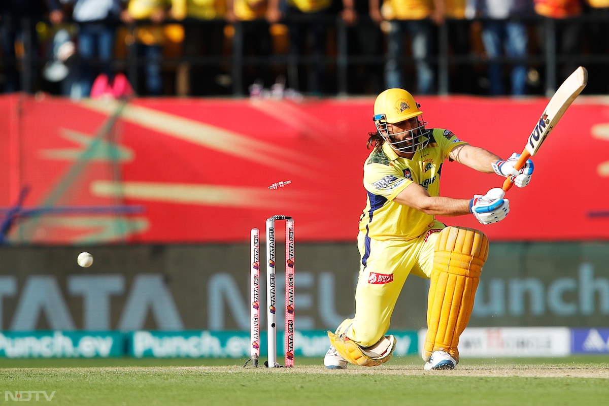 MS Dhoni's No. 9 Stunt Results In Golden Duck