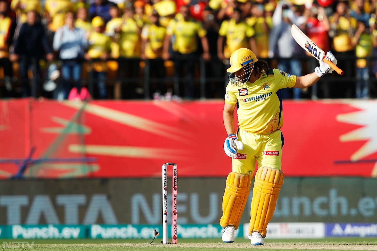 MS Dhoni's No. 9 Stunt Results In Golden Duck