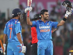 Kohli, Dhawan's centuries help India draw level series 2-2