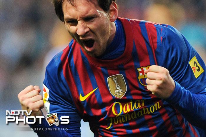 <b>Lionel Messi:</b> Barcelona superstar Lionel Messi set a new record for goals in a calendar year when he reached 86 for 2012. He equalled German legend Gerd Mueller's mark from 1972 when he sent the ball home in the 16th minute of La Liga clash at Real Betis from a pass by Adriano. The 25-year-old then added a second in the 25th minute from an Andres Iniesta backheel nine minutes later to claim the record.