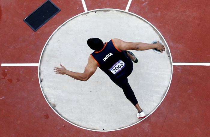 India's Vikas Gowda became the seventh Indian to qualify for the finals of the track and field event.