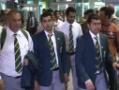 Pakistan cricket team arrives in India Pakistan cricket team arrives in India
