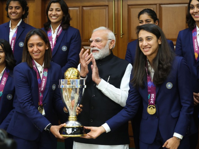 PM Narendra Modi Meets Women's World Cup-Winning Indian Team, Photos Viral