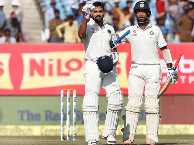 1st Test: Murali Vijay, Cheteshwar Pujara Lead India's Fightback in Rajkot