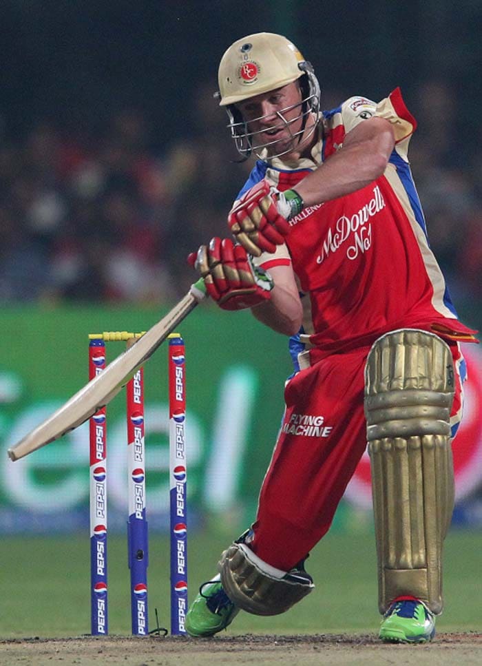 AB de Villiers, starred in the Super Over for the RCB, scoring two sixes of Umesh Yadav. (BCCI image) How Bangalore prevailed over Delhi in Super-Over finish