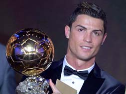 Cristiano Ronaldo wins Ballon d'Or