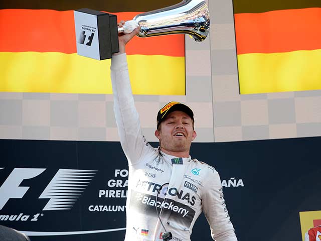 Photo : Nico Rosberg Wins Spanish GP, Ends Lewis Hamilton Supremacy