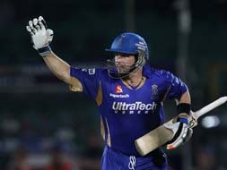 Photo : CLT20 2013: Rajasthan Royals beat Otago Volts to top table