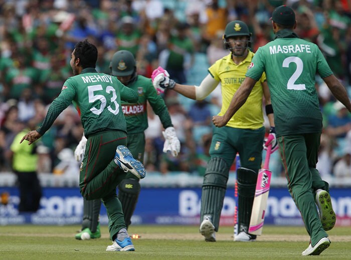 बांग्‍लादेश ने दक्षिण अफ्रीका को 21 रन से हराया