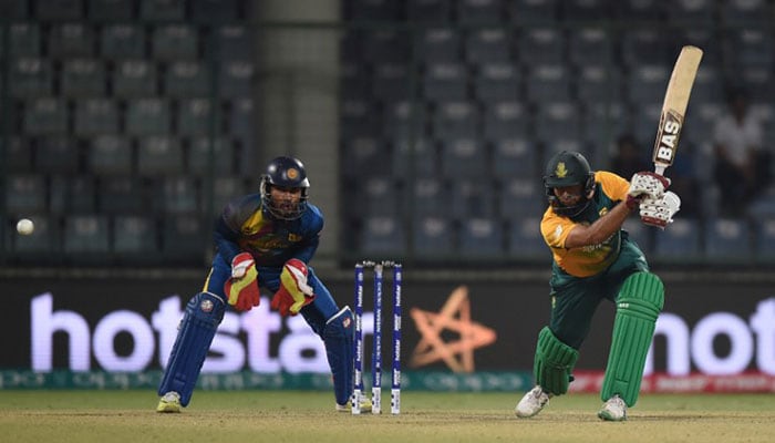 टी20 वर्ल्ड कप: हाशिम अमला की अर्धशतकीय पारी की बदौलत दक्षिण अफ्रीका ने श्रीलंका को हराया