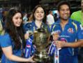 Mumbai Indians celebrate IPL win and Sachin Tendulkar!