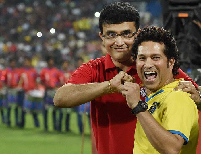 Their partnerships on the cricket field were epic. When their Indian Super League football teams came out to play the final, many expected the heroes to remain with their fan bases. &lt;br&gt;&lt;br&gt;The two however showed that no rivalry can even come close to challenging the bond they share. (AFP and PTI images)