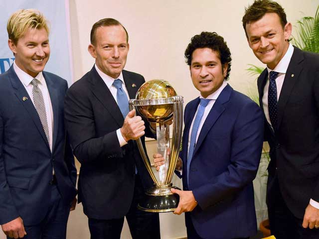 World Cup is Ours: Sachin Tendulkar Poses With Trophy