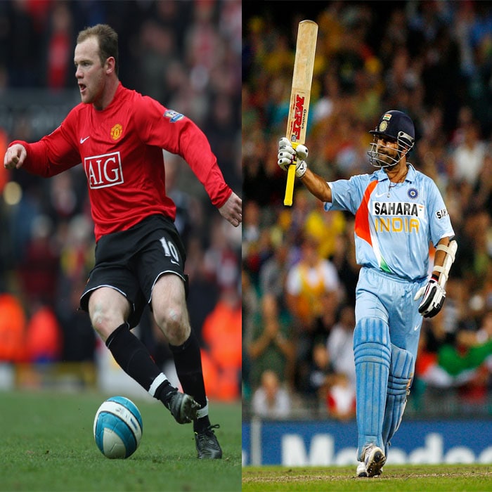 The British media has lavished praise on iconic batsman Sachin Tendulkar and according to a column written by former England cricketer Ed Smith, Manchester United star Wayne Rooney should learn how to turn expectations into inspiration.<br><br>
The article said Tendulkar and Rooney were destined for rare greatness, even from teenage. Tendulkar has gone on and done it.<br><br>
A year ago, Rooney looked placed to do the same. But now, as never before, there are real doubts that he will become the player we once assumed he would be.<br><br>
Here's a look at their respective journeys so far.<br><br>
<a href="http://www.ndtv.com/convergence/ndtv/new/forums/readforum.aspx?trdid=3699" class="fn fl">What tip should Sachin give Rooney?</a></span> 'Rooney must learn from Sachin'