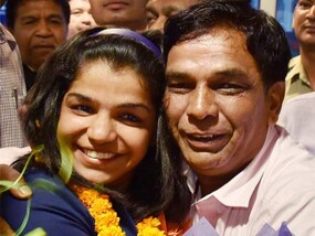 Sakshi Malik Receives Grand Welcome On Return From Rio