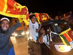 Photo : How Sri Lanka celebrated their ICC World Twenty20 win