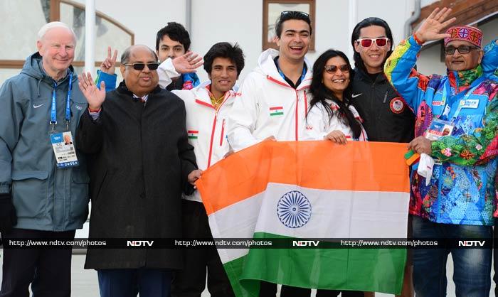 "Very, very emotional," new IOA President N. Ramachandran (second from left) said. "For us after having been out of the IOC and the Olympic movement for 15 months to come back to it and to come back to it within two days of our elections, I just couldn't believe it."