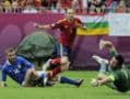 Photo : Euro 2012: Spain-Italy play out a 1-1 draw