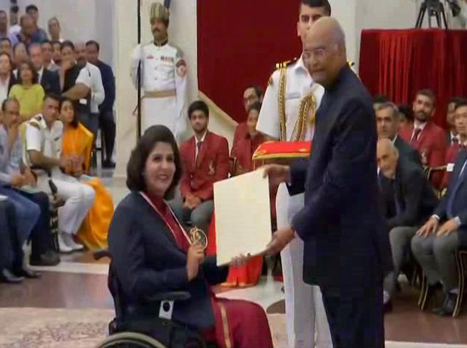 President Ram Nath Kovind Honours Athletes, Coaches On National Sports Day