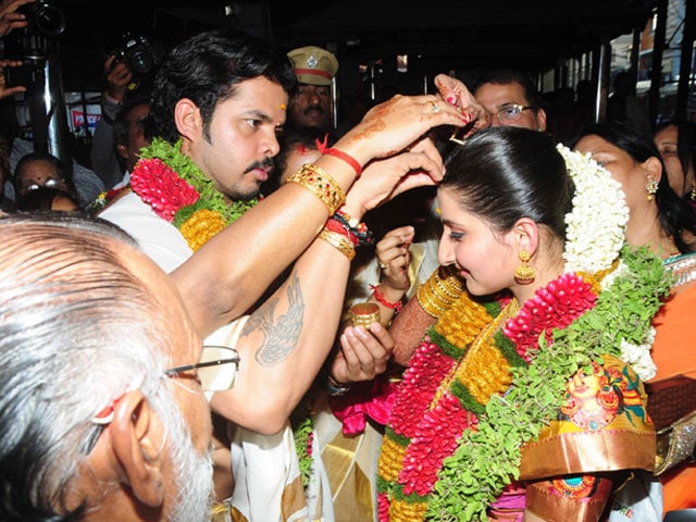 Photo : Sreesanth marries his princess