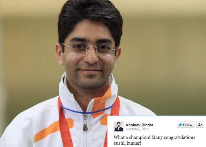 <b>Abhinav Bindra</b>: What a champion! Many congratulations sushil kumar!