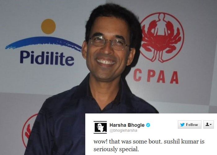 <b>Harsha Bhogle</b>: wow! that was some bout. sushil kumar is seriously special.